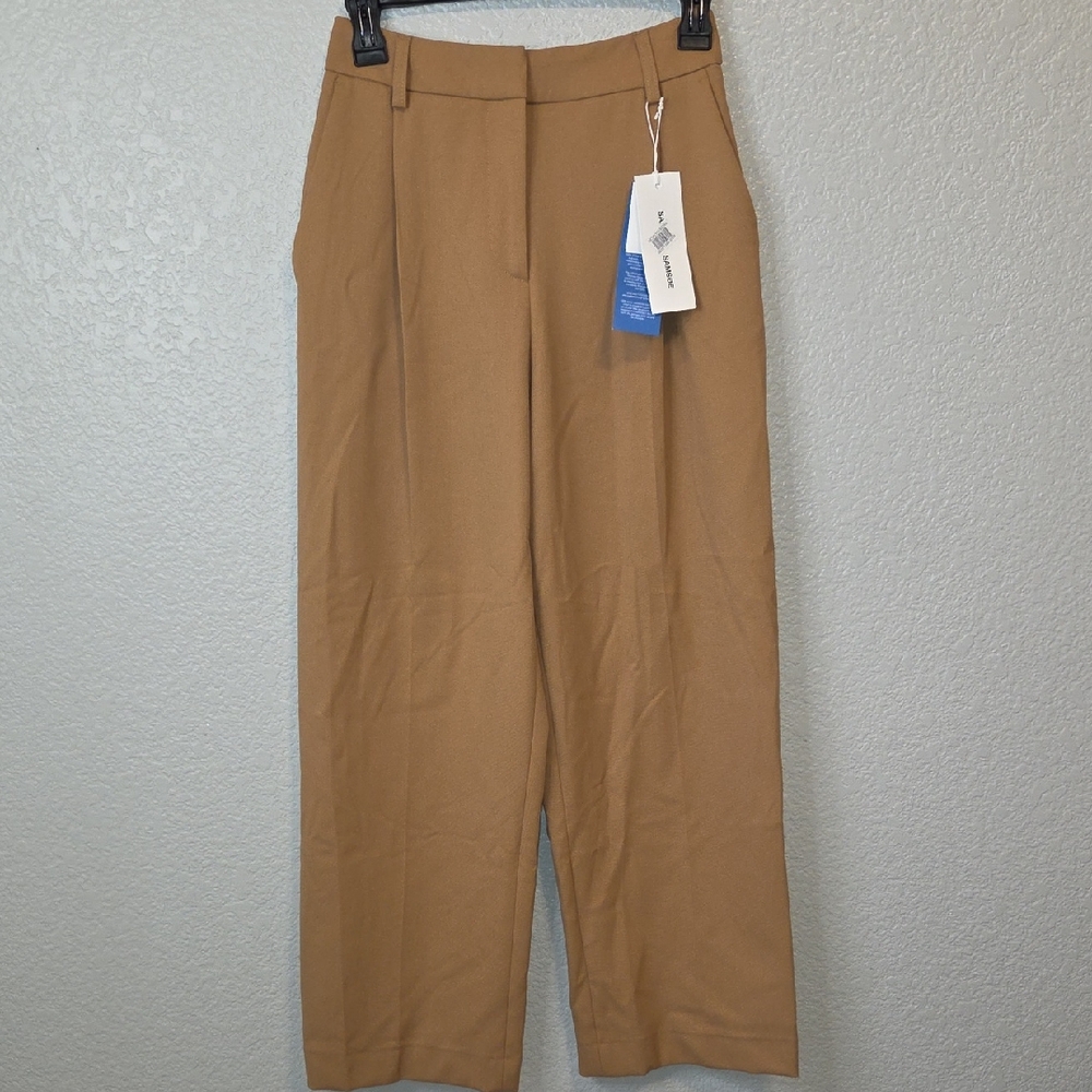 SAMSOE Tan Women's Trousers